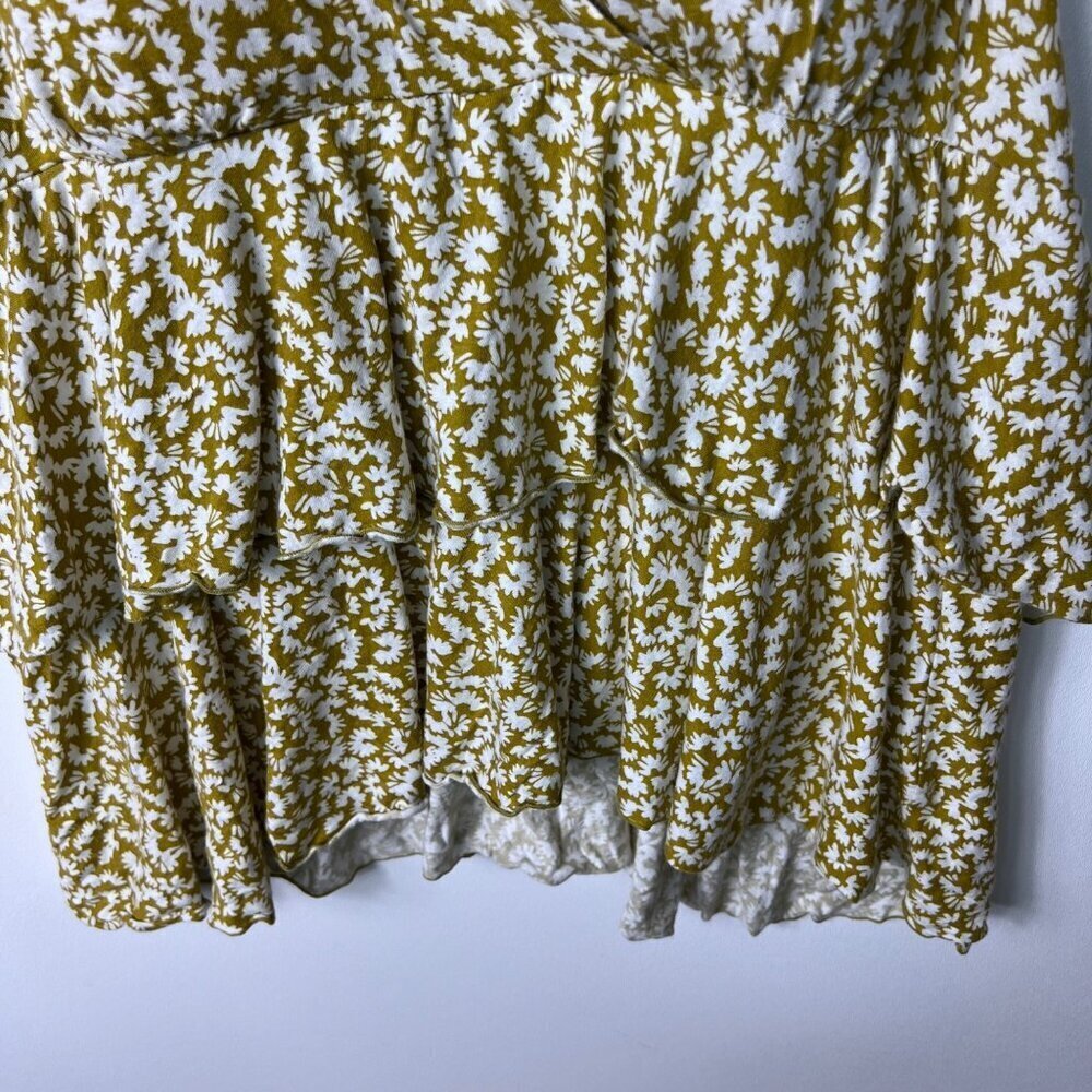 Elle floral layered tank top padded top women’s size‎ XL - Picture 4 of 8